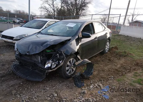 2014 Toyota Corolla Le из США, поврежденный, VIN 2T1BURHE3EC117876